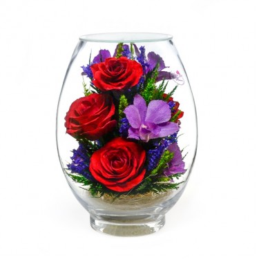 "NaturalFlowers" Арт: VSM2 цветы в стекле